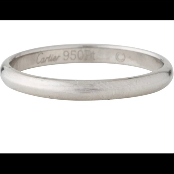 Cartier 1895 Platinum band - Picture 2 of 2